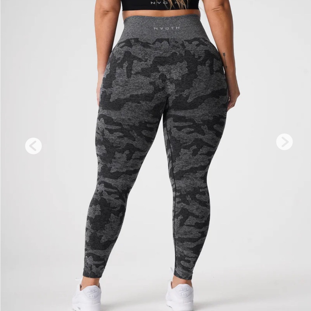 NVGTN Black Camo Seamless Leggings - Picture 4 of 4